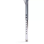 Tavolo e sedie per attività Set tavolo 24x48 con bordo spruzzato grigio e gambe regolabili e 4 sedie nere da aula da 14 pollici