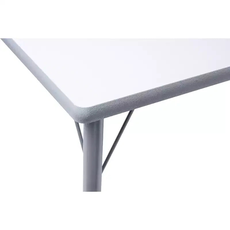 Tavolo e sedie per attività Set tavolo 24x48 con bordo spruzzato grigio e gambe regolabili e 4 sedie nere da aula da 14 pollici