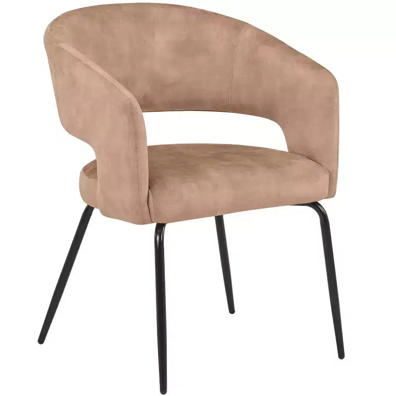 Set da pranzo Verve 5 pezzi con tavolo da pranzo rotondo da 36" con ripiano in MDF nero e 4 sedie da pranzo