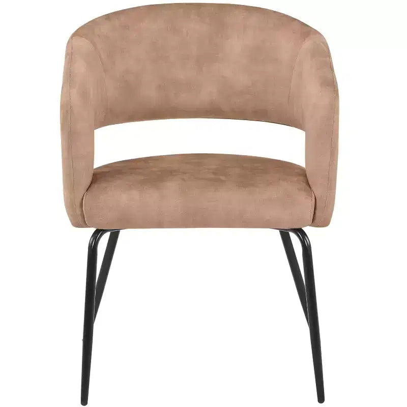 Set da pranzo Verve 5 pezzi con tavolo da pranzo rotondo da 36" con ripiano in MDF nero e 4 sedie da pranzo