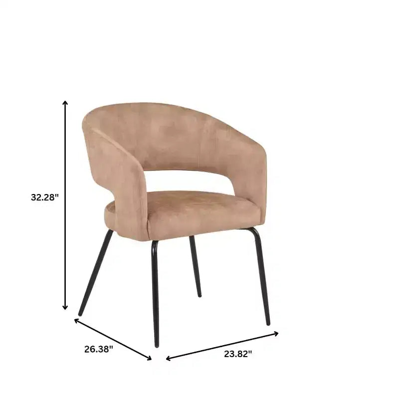 Set da pranzo Verve 5 pezzi con tavolo da pranzo rotondo da 36" con ripiano in MDF nero e 4 sedie da pranzo