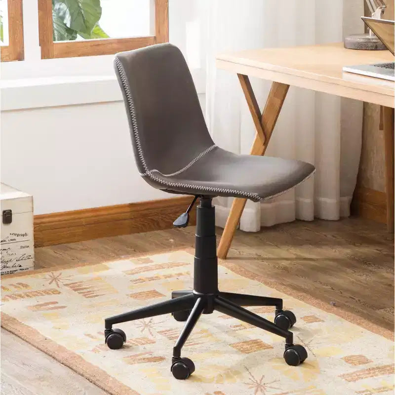 Sedia da ufficio in pelle PU Sedia da ufficio girevole a 360°
