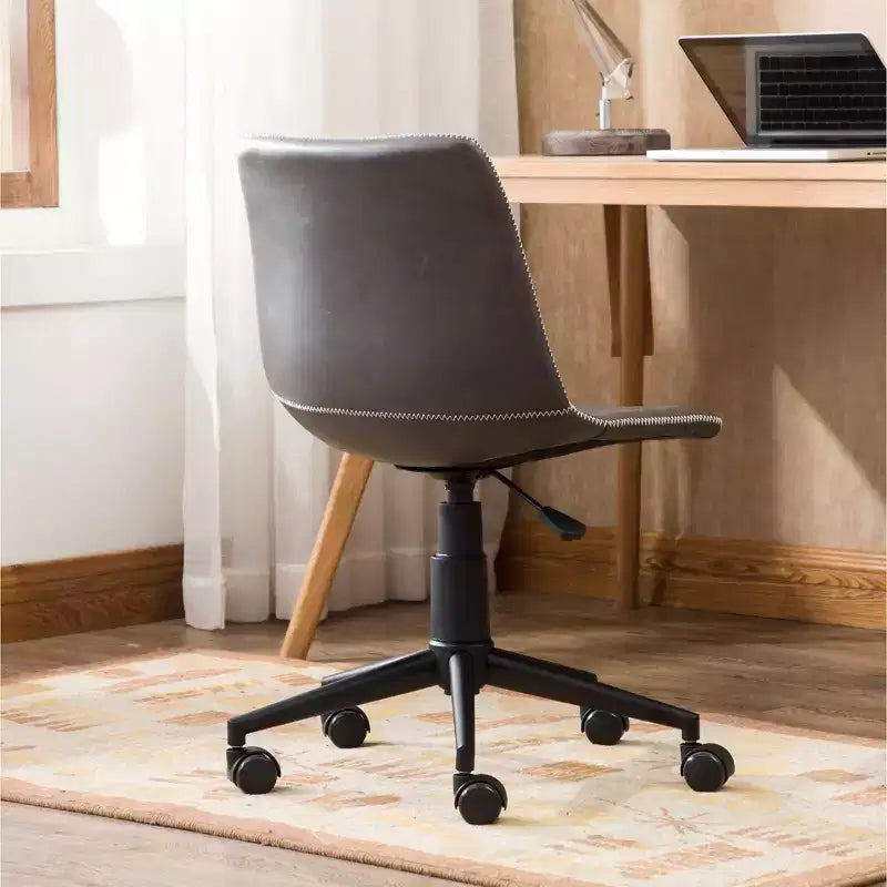 Sedia da ufficio in pelle PU Sedia da ufficio girevole a 360°