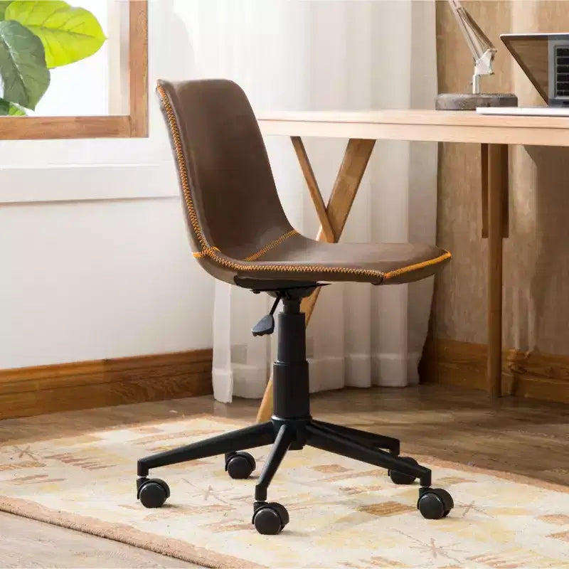 Sedia da ufficio in pelle PU Sedia da ufficio girevole a 360°