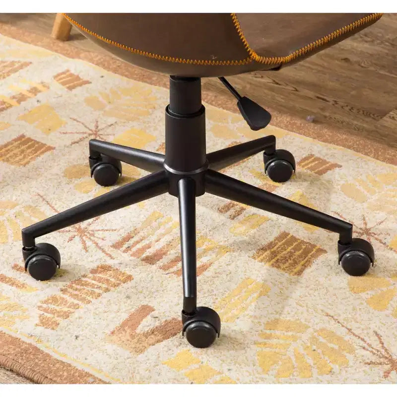 Sedia da ufficio in pelle PU Sedia da ufficio girevole a 360°
