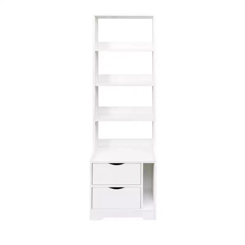 Comodini con libreria, cassettiera con 2 cassetti contenitori per camera da letto