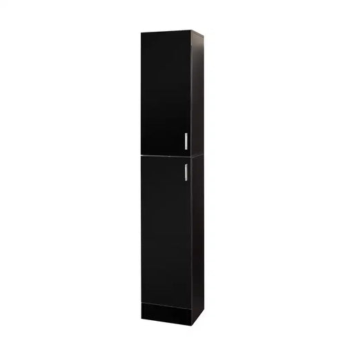 CLIHOME 2 Doors Freestanding Decorative Storage Cabinets with Adjustable Shelves