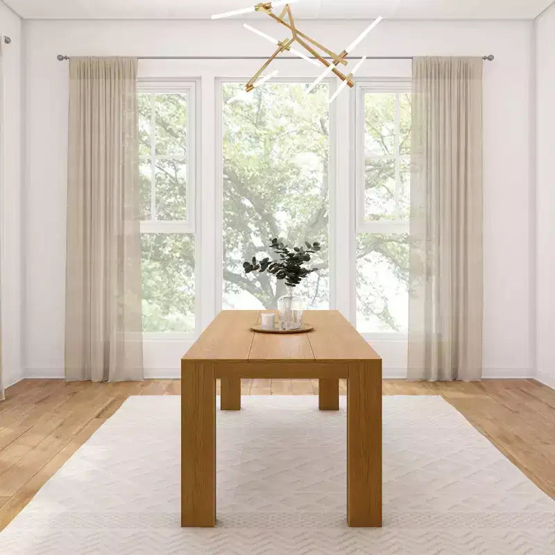 Tavolo da pranzo moderno (84in / 2134mm)
