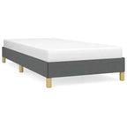 Struttura letto Grigio Scuro Poliestere, Compensato, Legno Ingegnerizzato Twin XL