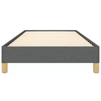 Struttura letto Grigio Scuro Poliestere, Compensato, Legno Ingegnerizzato Twin XL