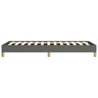 Struttura letto Grigio Scuro Poliestere, Compensato, Legno Ingegnerizzato Twin XL