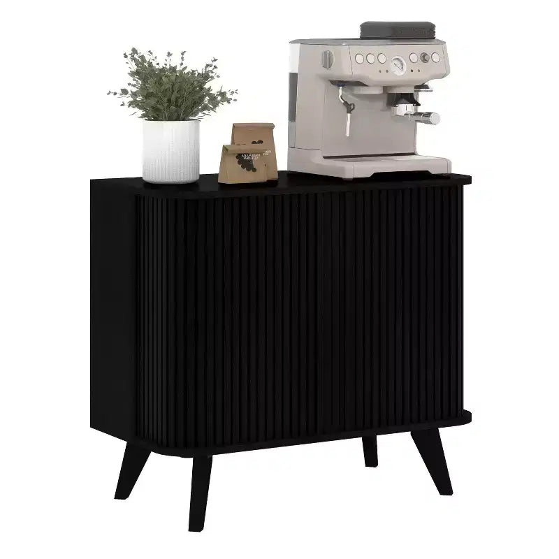 Madia a buffet con ante cannettate 70 cm L x 40 cm P x 70.5 cm A