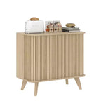 Madia a buffet con ante cannettate 70 cm L x 40 cm P x 70.5 cm A