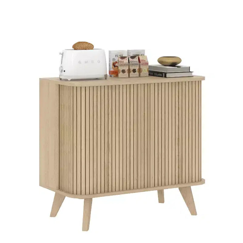 Madia a buffet con ante cannettate 70 cm L x 40 cm P x 70.5 cm A