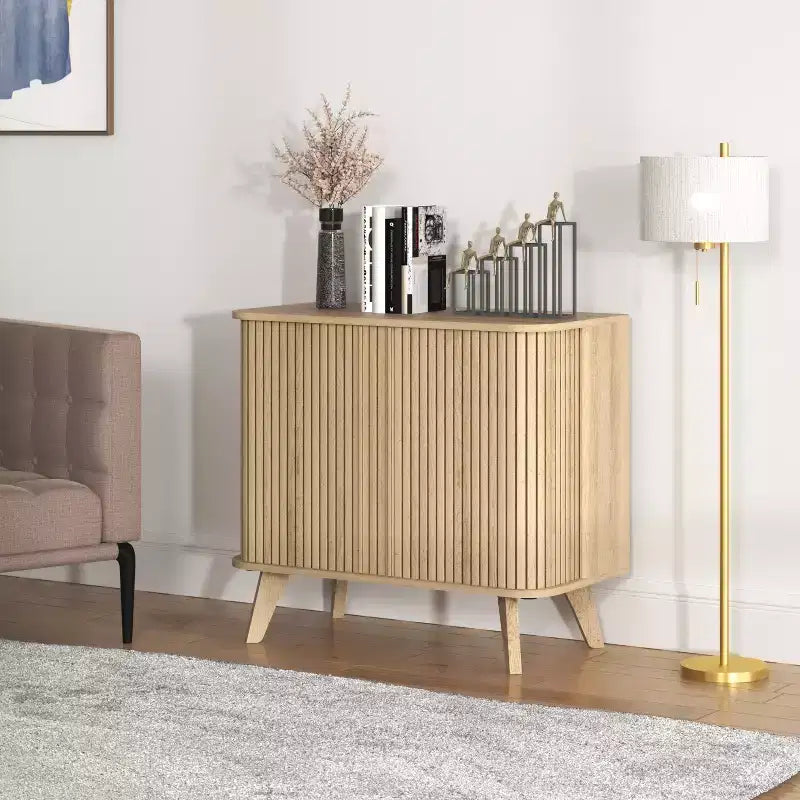 Madia a buffet con ante cannettate 70 cm L x 40 cm P x 70.5 cm A