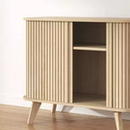 Madia a buffet con ante cannettate 70 cm L x 40 cm P x 70.5 cm A