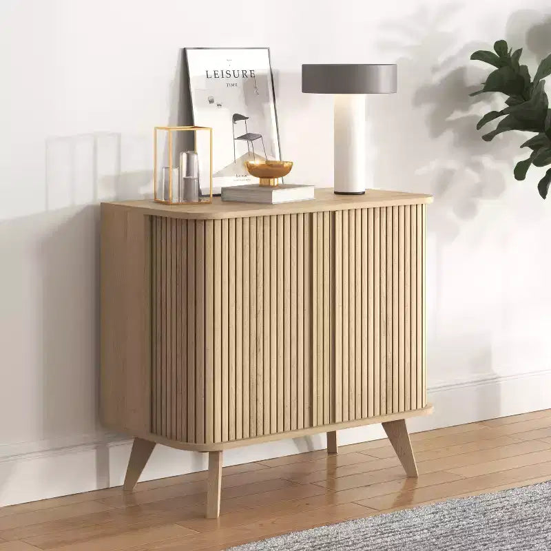 Madia a buffet con ante cannettate 70 cm L x 40 cm P x 70.5 cm A