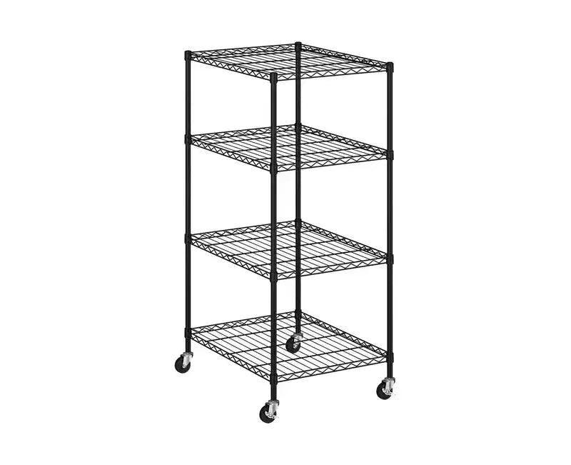 Scaffalatura per contenitori portaoggetti