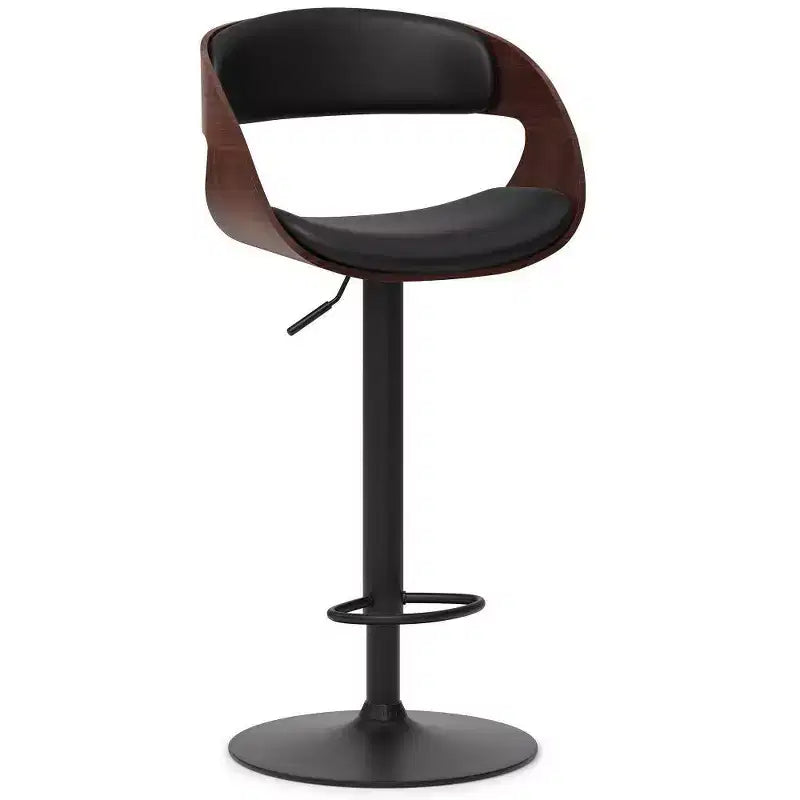 Monaghan Bentwood Adjustable Barstool Black - WyndenHall