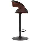 Sgabello da bar regolabile Bentwood nero