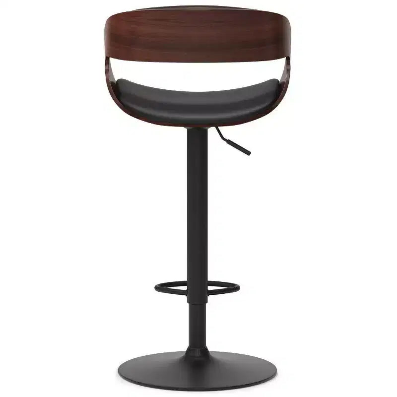 Sgabello da bar regolabile Bentwood nero