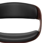 Sgabello da bar regolabile Bentwood nero