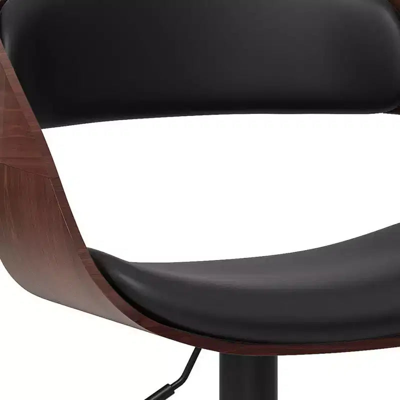 Sgabello da bar regolabile Bentwood nero