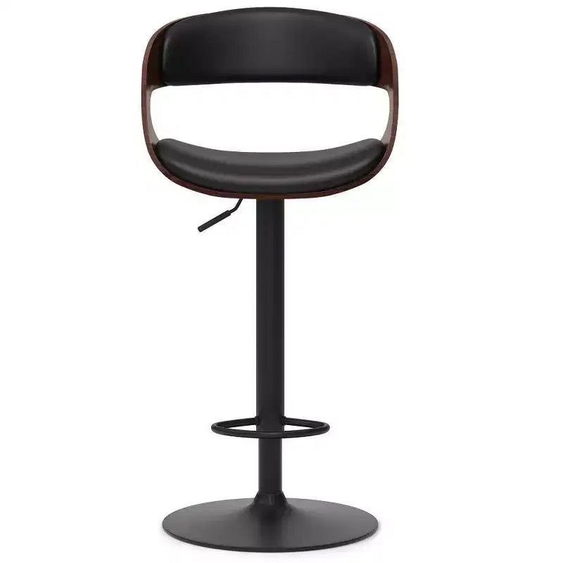Sgabello da bar regolabile Bentwood nero