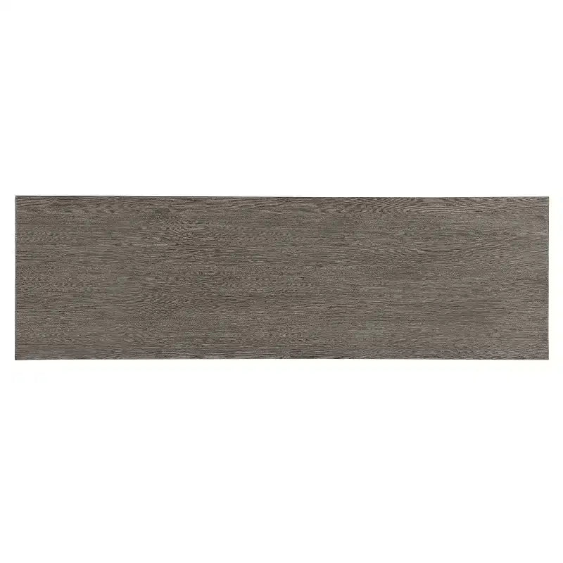 Mila Server Grigio Lavato - : Stile Contemporaneo, Finitura in Impiallacciatura, Ante in Vetro, 3 Cassetti