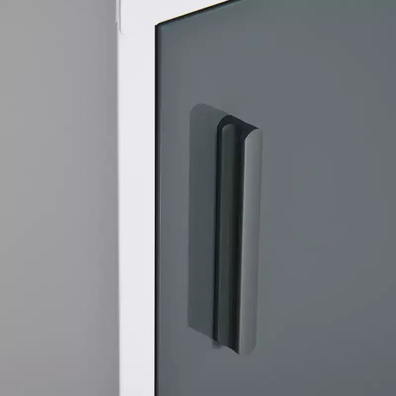 Armadietto dei Medicinali da Bagno con Ripiani Interni e Sull'Anta, Armadietto Medico con Chiusura di Sicurezza, Armadietto da Parete per Pronto Soccorso da Bagno, Bianco e Grigio